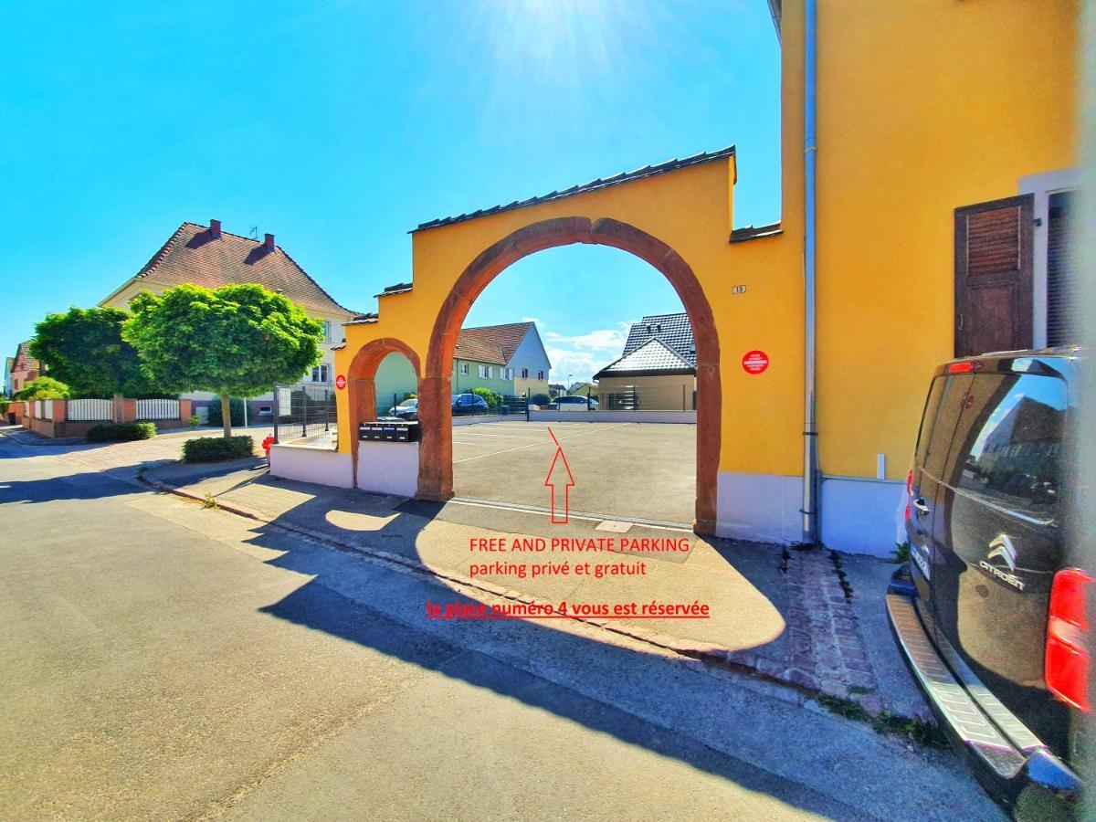 -GITE COCOON SPA-JACUZZI-JARDIN-PARKING Privé-CLIMATISATION Holtzwihr Extérieur photo