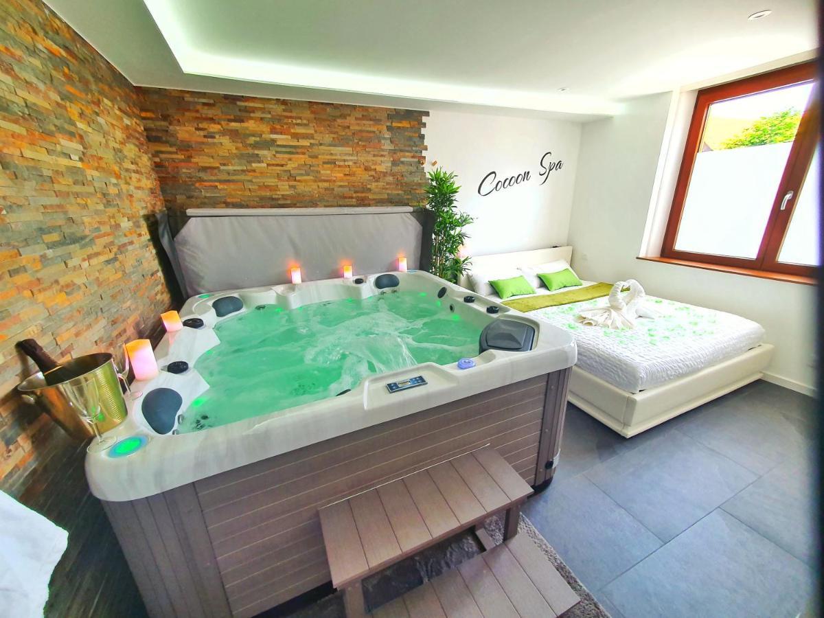 -GITE COCOON SPA-JACUZZI-JARDIN-PARKING Privé-CLIMATISATION Holtzwihr Extérieur photo